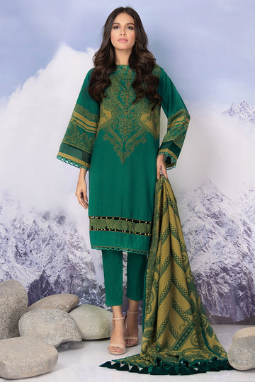 FW-06-21-GREEN Alkaram Winter Collection 2021